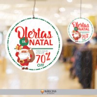 Wobbler para Campanha de Natal 